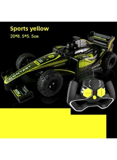 Spray Remote Control Car 1:20 High-speed Racing Car With Water Spray Electric Remote Control Car Children's Toy Car-Color:F1 Equation Car (yellow)-Scale:Standard Configuration (battery Not Included)