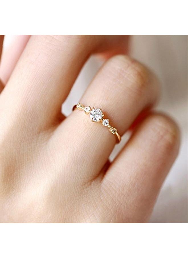 Generic - Oboro Month Europe And The United States Explosions Jewelry Aaa Zircon Micro Inlay Plated Platinum Engagement Ring - Image 1