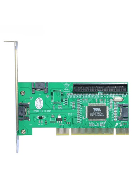 Hard Disk Transfer Card Expansion Card VIA6421 PCI to SATA ESATA Card PCI to IDE DesktopParagraph A