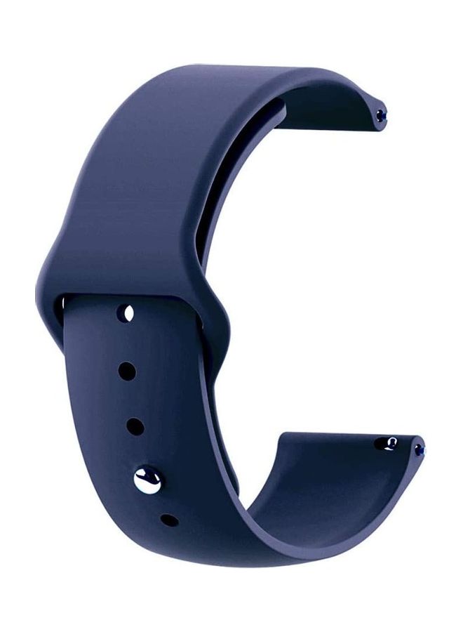 HuHa Silicone Replacement Band For Fossil Gen 5 Dark Blue - Image 3