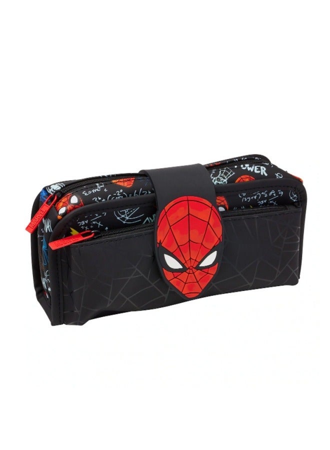 OCTOBER Spiderman Flip Buckle Pencil Case student stationery bag multifunctional children's Pencil Case Cute school supplies - Image 1