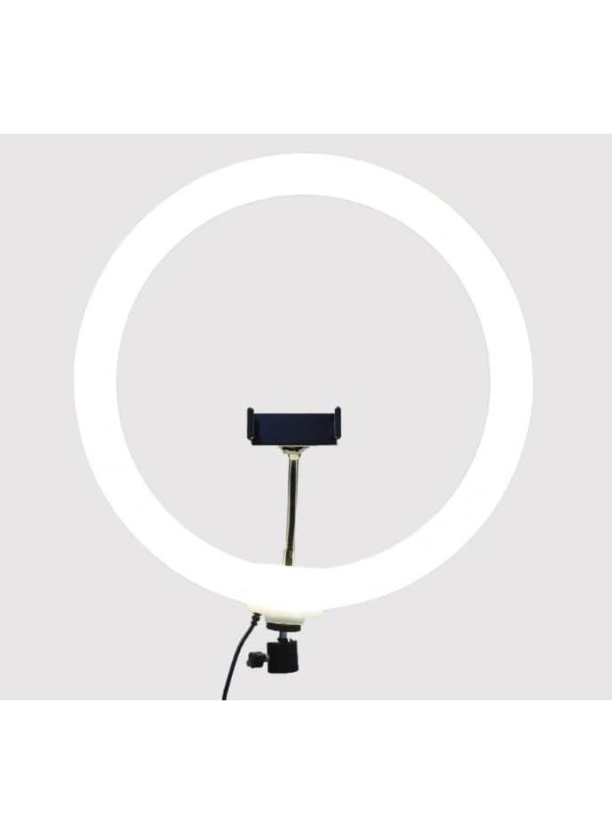 (14 Inch) RGB Adjustable Ring Light Contains Phone Holder With Multiple Colored Lighting LED Perfect For Photoshoots 36 cm - Multi Color  - Image 3
