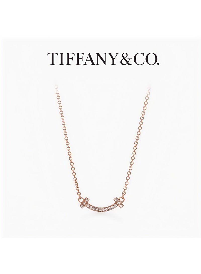 Tiffany & Co. Tiffany T™ Mini Smile Pendant Necklace - Image 1