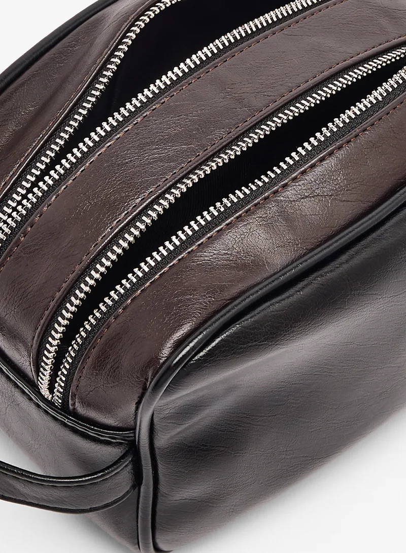 Robert Wood Dual Compartment Wash Bag