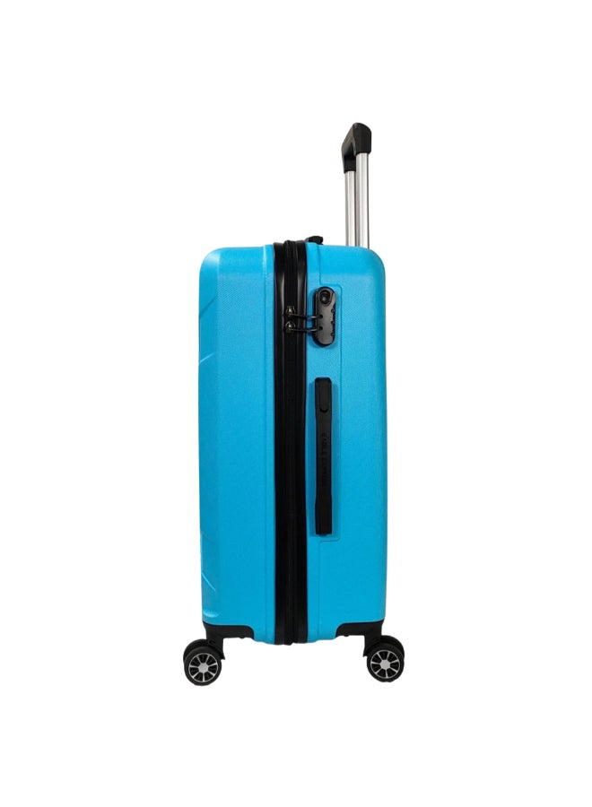 Eagle Express 3-Piece Expedition ABS Hard Luggage Trolley Bag Blue 76 x 30 x 49 cm 300097 - Image 4