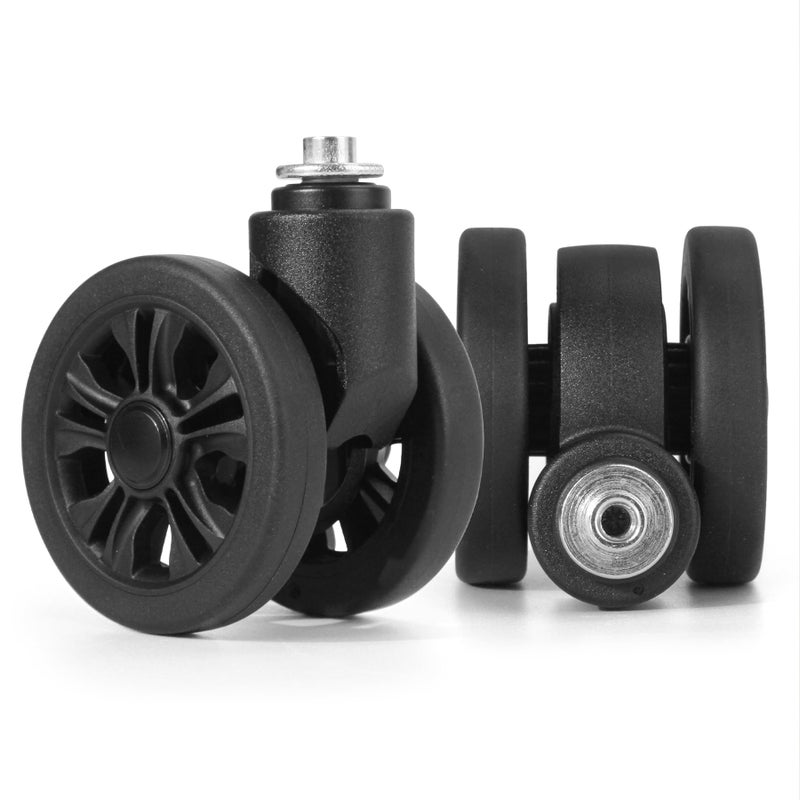 Zoofen Luggage Replacement Wheels 2 pcs Suitcase Replacement Wheels Wear-Resistant Luggage Wheels for Most Suitcase Repair - Image 1