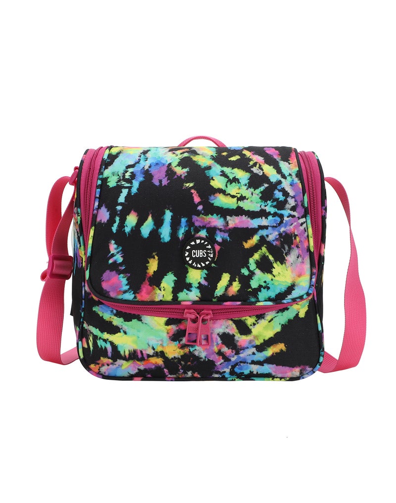 CUBS Abstract Print Waterproof lunch bag with adjustable shoulder strap carrying your favorite meals to school, work or while traveling - Image 2