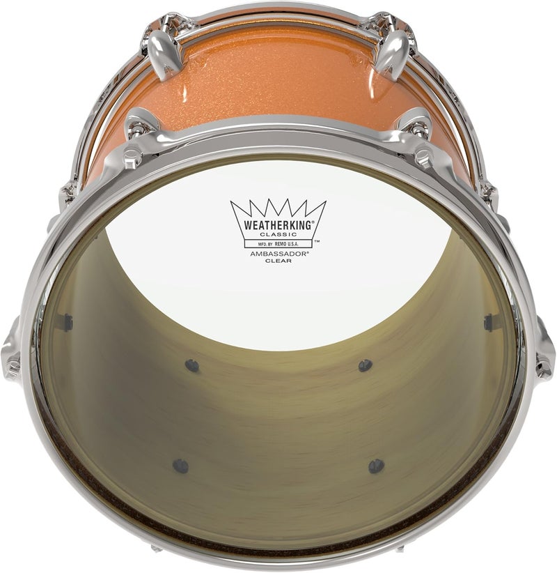Remo Schlagzeugfell Ambassador Clear Classic Fit Drum Head,12" - Image 3