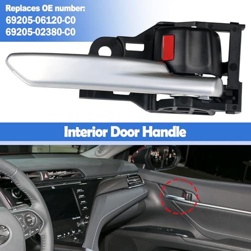 Osompar Interior Door Handle Compatible with 20182024 Toyota Corolla Camry RAV4 Highlander Avalon Front Rear Passenger Right Side - Image 3