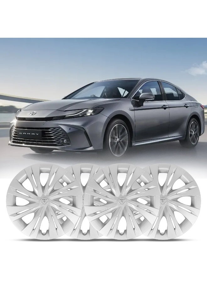 TOYOTA 16 Inch Wheel Cover Set 2K-TC-1721 for Toyota Camry 2025 – High Quality ABS Fiber Hubcaps with Retention Ring, Durable & Fade-Resistant Finish, Secure Snap-On Fit, Strong Flexible Material, Universal 16" Steel Rim Compatibility (Set of 4) - Image 5
