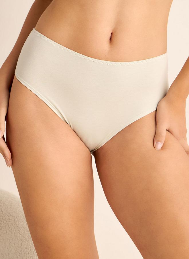 Splash FAV Lace Detail High Rise Briefs - Image 1