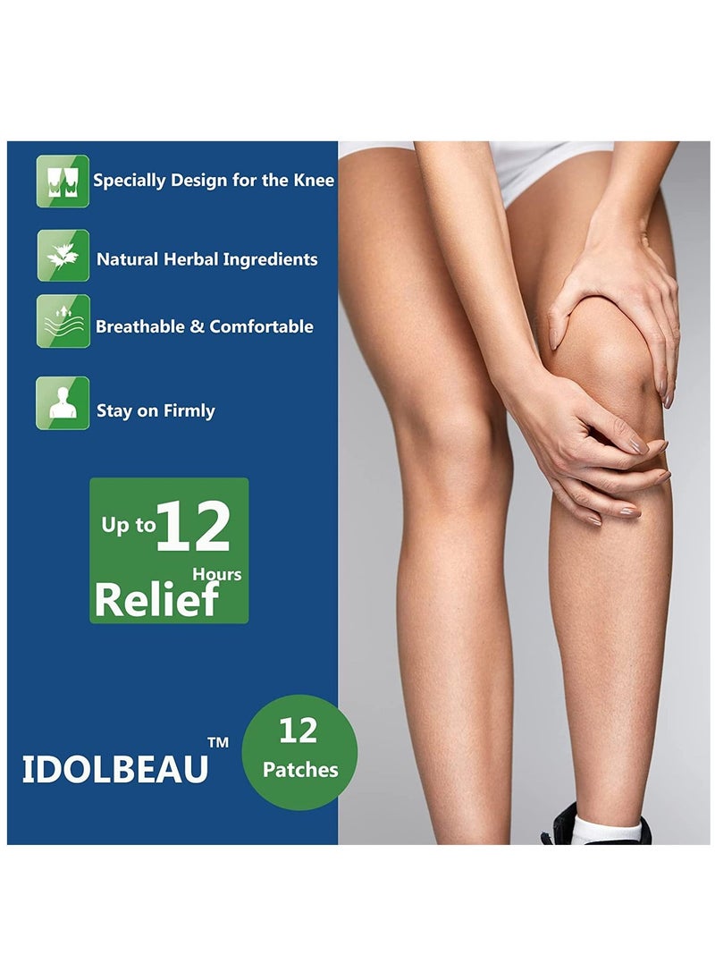 Generic Knee Patch 12Pcs Self-Heating  Patches Deep Penetration Relieve Pain Release Tension For Shoulder Neck  - Image 3