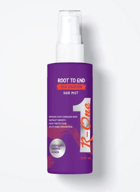 R-ONE hair mist - leave-in silk solution for damaged hair-heat protection & split ends repair - 150ml