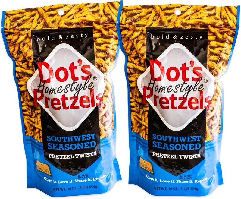 Circle of Drink Dot's Southwest Seasoned Pretzel Twists - 2 Pack - Image 1
