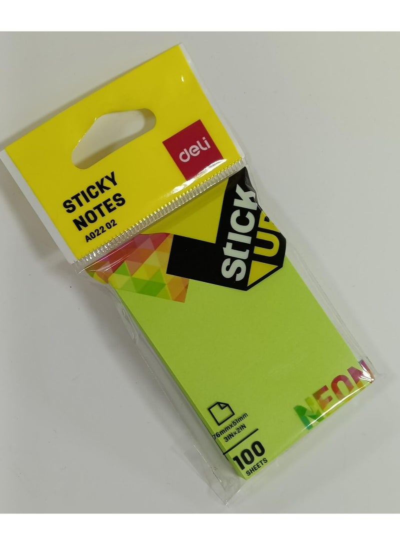 ديلي ملاحظات لاصقة من ديلي A02202، ألوان متنوعة، 3 × 2 بوصة - Image 2