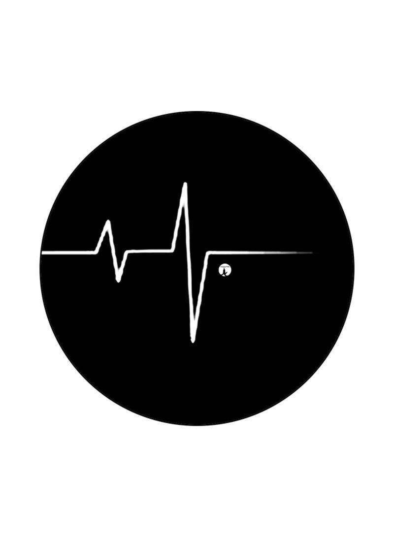 RKN Heart Beat Mouse Pad Black