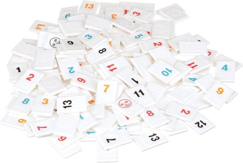 Pressman Rummikub Six Player Edition - The Classic Rummy Tile Game - More Tiles and More Players for More Fun! by , Blue - Image 3