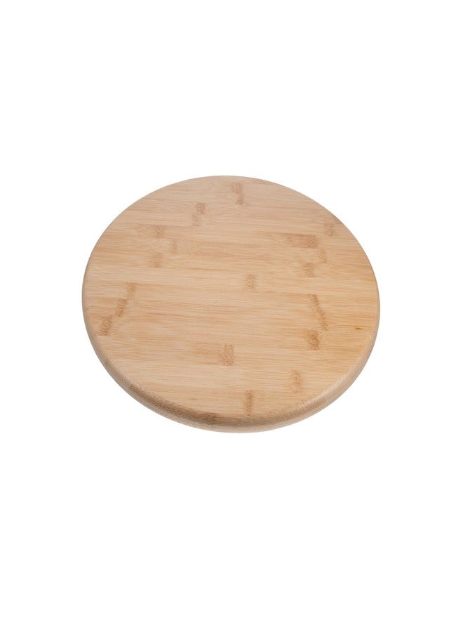 Mateda Bamboo Lazy Susan Turntable for Pantry Cabinet or Table (10 inch) - Image 1