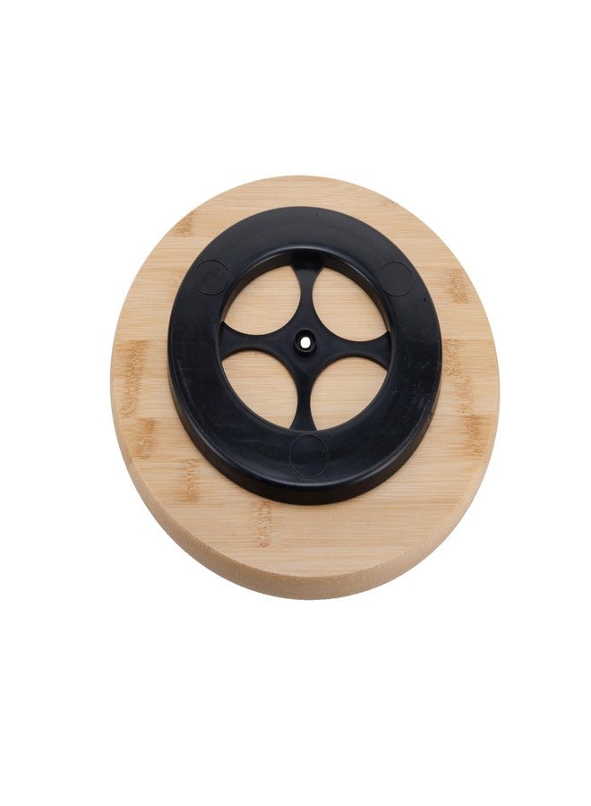 Mateda Bamboo Lazy Susan Turntable for Pantry Cabinet or Table (10 inch) - Image 2