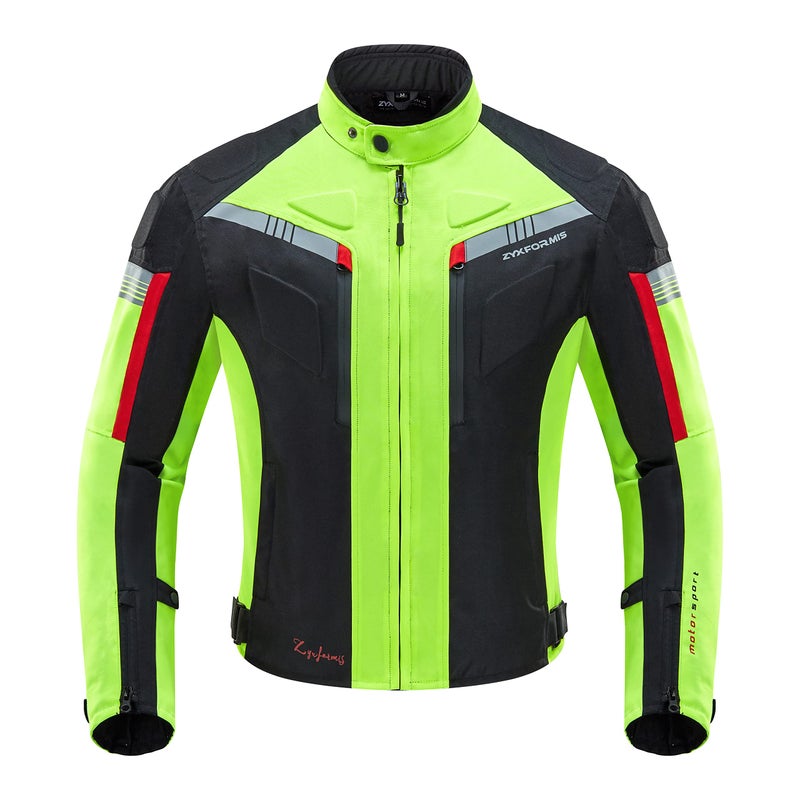 Zyxformis Motorcycle Jacket Motorbike Biker Waterproof Jackets Windproof Full Body Protective Gear Armoured Summer Winter for Men - Image 2