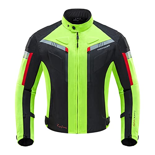 Zyxformis Motorcycle Jacket Motorbike Biker Waterproof Jackets Windproof Full Body Protective Gear Armoured Summer Winter for Men - Image 1