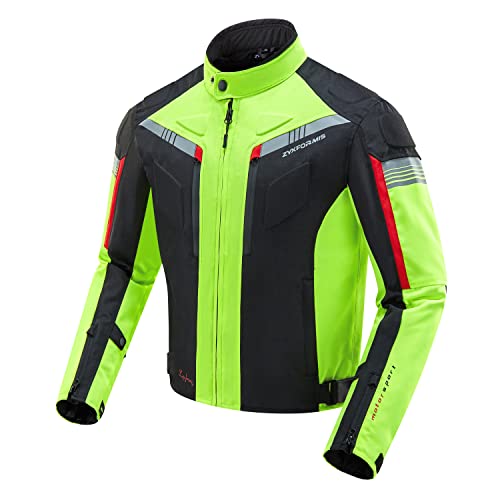 Zyxformis Motorcycle Jacket Motorbike Biker Waterproof Jackets Windproof Full Body Protective Gear Armoured Summer Winter for Men - Image 3