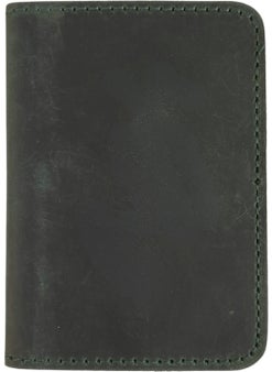 Enrico Slim Leather Card Holder W128 Antique Green