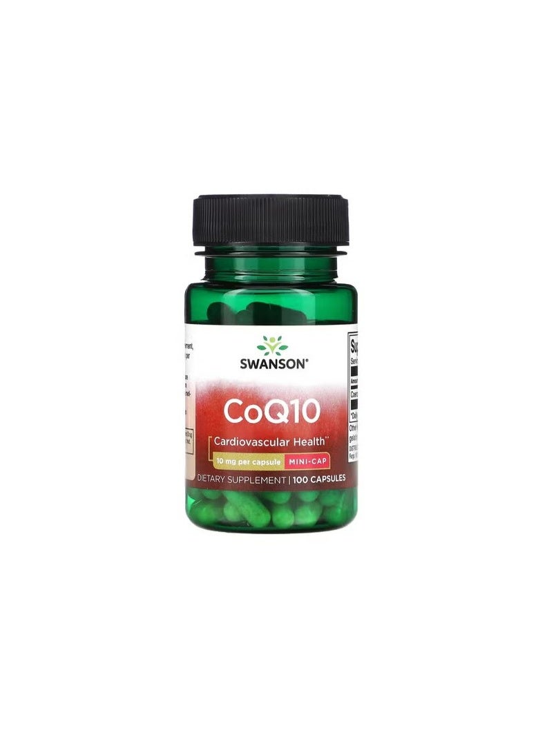 الإنزيم المساعد Q10 ، 10 ملجم ، 100 كبسولة