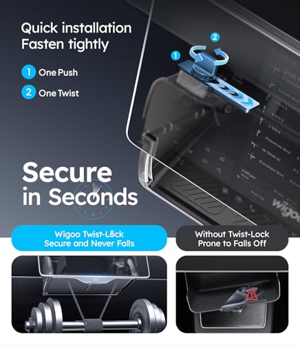 Wigoo Tesla Model Y Juniper Under Screen Storage Box [Hidden Design & Stable Installation] New Model Y Juniper Accessories, Center Console Organizer Tray for Model Y 2019~2026(Fit New Model Y) - Image 5
