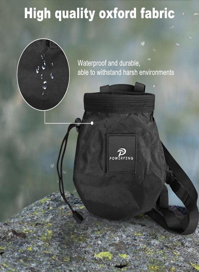 powerfeng Chalk Bag for Rock Climbing & Bouldering: Outdoor Rock Climbing Gear Chalk Bag for Men & Women Climbing Equipment & Accessories Indoor Chalk Ball Holder Bucket - Image 5