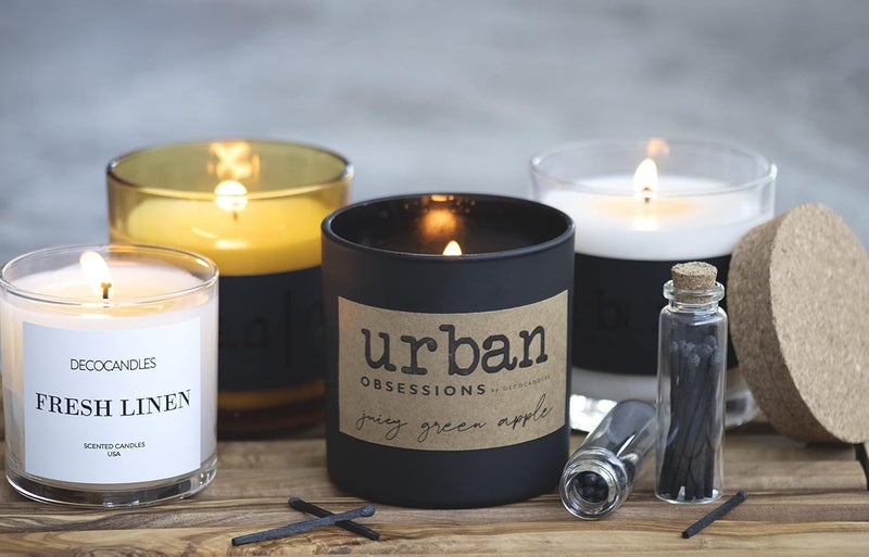 DecoCandleS Urban Concepts by DECOCANDLES  Spices  Evergreen  Highly Scented Soy Candle  Long Lasting  Hand Poured in USA 9 Oz - Image 3