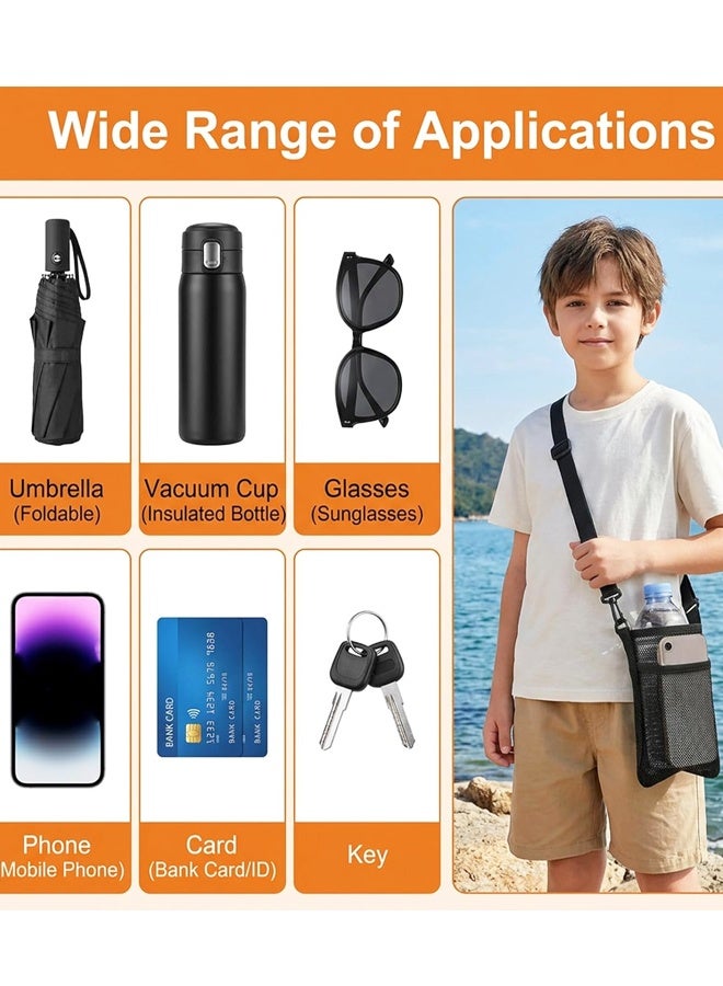 2PCS شبكة العين المائل على الظهر الرفوف، مع جيب - Image 3