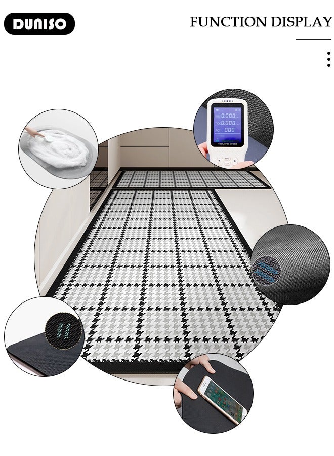 DUNISO 2 PCS  Kitchen Mats and Rugs Set , Non Slip Heavy Duty Standing Mat, Quick Dry Diatom Mud Floor Mat,  Extra Soft and Absorbent Floor Mats for  Kitchen, Bath, Office, Laundry(40*60cm+40*120cm) - Image 5