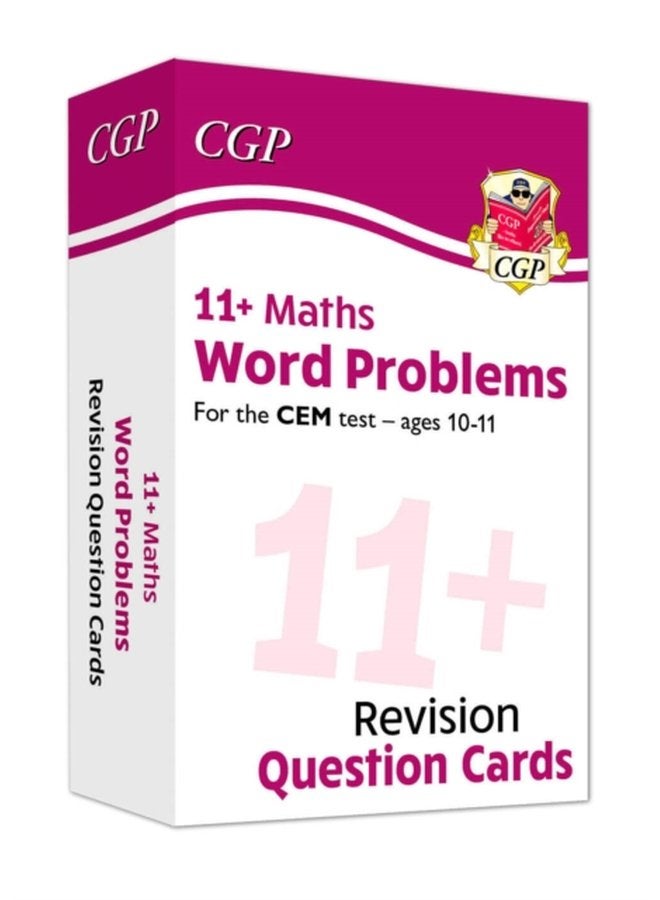 11 CEM Revision Question Cards Maths Word Problems Ages 10 11 - Hardback