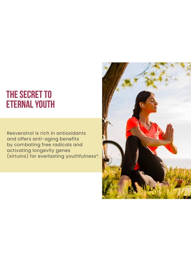 Ancient Bliss Resveratrol Powerful Antioxidant Supplement with Green Tea, Grape Seed Extract, Cardiovascular, Vitality & Immune Support Supplement for Men & Women - Image 5