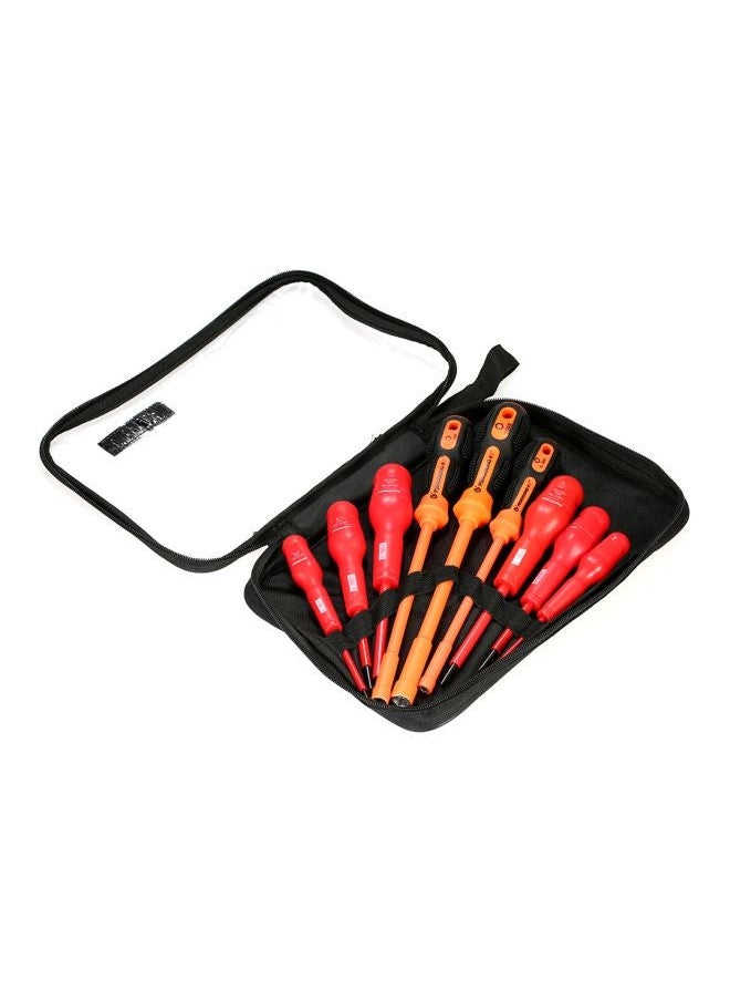 NIBEMINENT - 9-Piece Multi-Functional Insulated Screwdriver Set Multicolour - Image 1