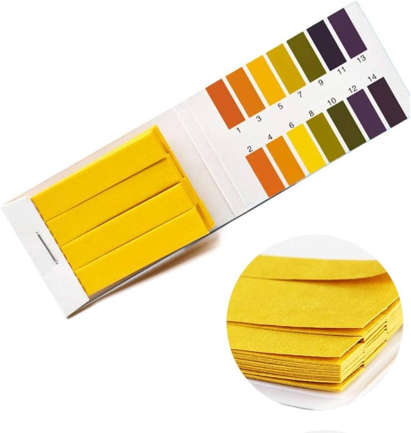 PH Test Strips, 1-14 Range Universal Indicator Paper for Laboratory Measuring, 80 Strips per Pack,water, garden, food and more - Image 2