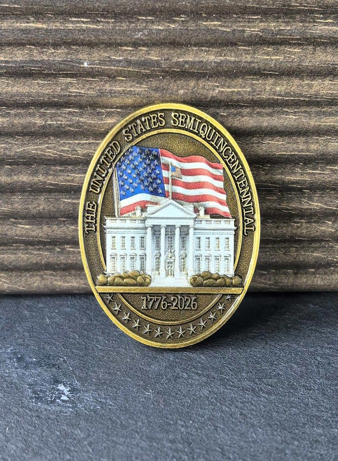 CYOUNG US Semiquincentennial Coin 1776-2026, White House Liberty Bell Challenge Coin with High Relief, 250th US Independence Anniversary Souvenir Gift - Image 5
