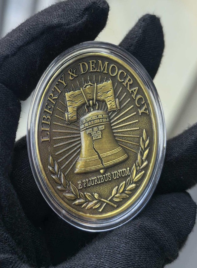 CYOUNG US Semiquincentennial Coin 1776-2026, White House Liberty Bell Challenge Coin with High Relief, 250th US Independence Anniversary Souvenir Gift - Image 2