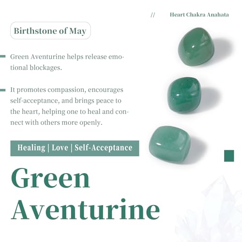 SUNYIK Green Aventurine Large Hole (6mm) Rondelle Loose Charms European Bead fits Bracelet,Jewelry Makings Pack of 20 - Image 4