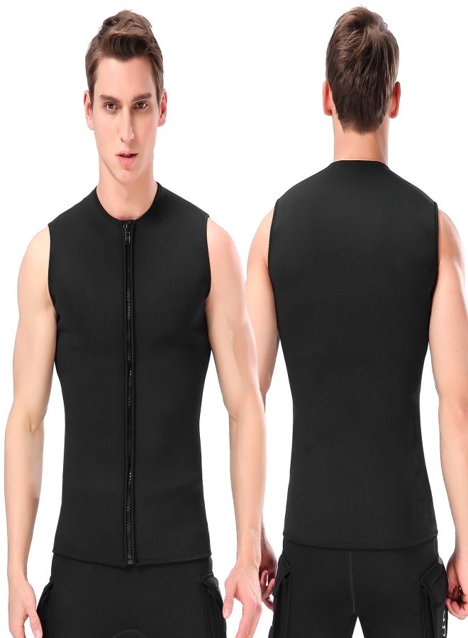 سلينكس سترة غطس علوية من النيوبرين بسمك 3 مم، دافئة وحرارية، بدون أكمام، مناسبة للغوص وركوب الأمواج والسباحة والإبحار. - Image 3