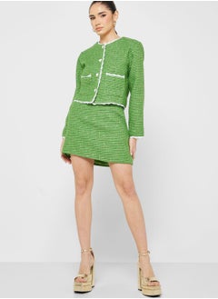 sister jane Ruched Detail High Waist Skirt  - Image 1