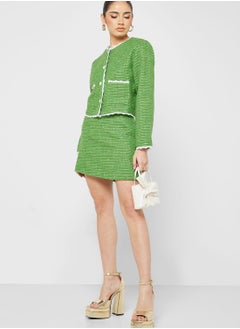 sister jane Ruched Detail High Waist Skirt  - Image 4