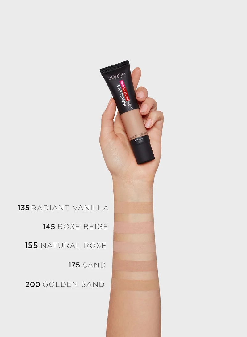 L'OREAL PARIS Infallible 24Hr Matte Cover Foundation 290 Golden Amber