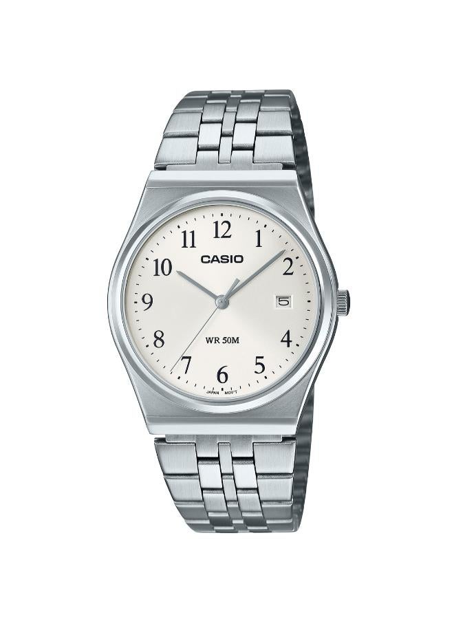 كاسيو ساعة تناظرية من الفولاذ المقاوم للصدأ MTP-B145D-7BVDF - Image 1