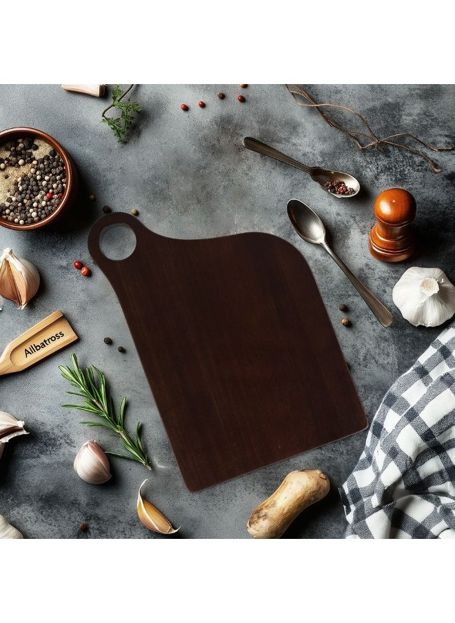 DANUBE HOME Loretta Acacia Wood Chopping Board Nature – Premium Kitchen Cutting Board, Durable, Non-Slip, Eco-Friendly, Perfect for Food Prep, Slicing & Chopping 47x32.5x2cm  - Image 1