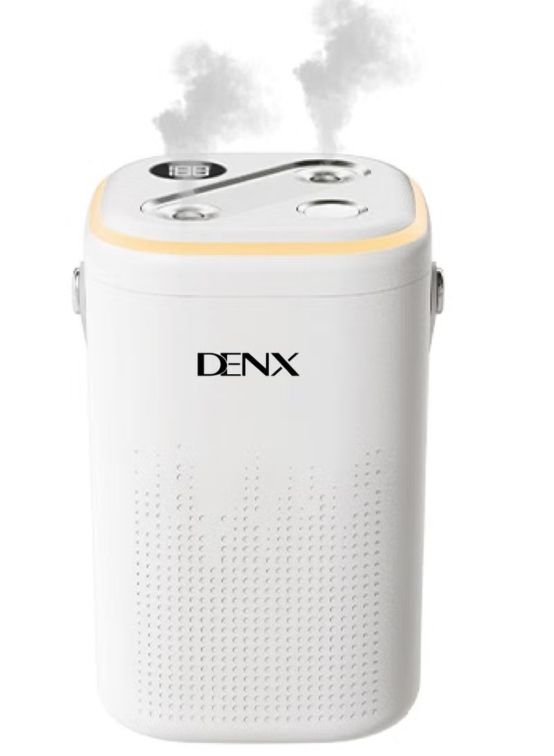 Denx 1.3 L Air Humidifier – Rechargeable 1800mAh Battery, Type-C Charging, Ultrasonic Mist, Air Purifier Function, Portable & Quiet for Home, Office, Bedroom, Car - Image 1