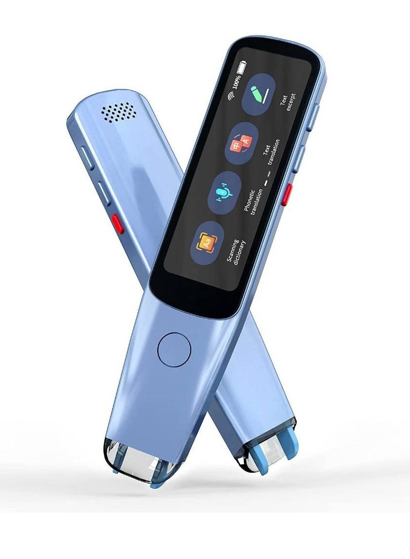 Arabest Original Portable Pen Scanner 116 Languages Translation Pen Scanner Instant Text Scanning Reading Translator Device, Blue - Image 1