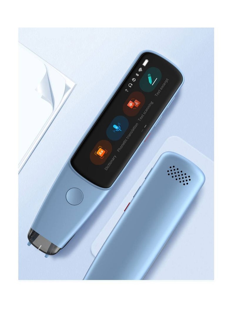 Arabest Original Portable Pen Scanner 116 Languages Translation Pen Scanner Instant Text Scanning Reading Translator Device, Blue - Image 3