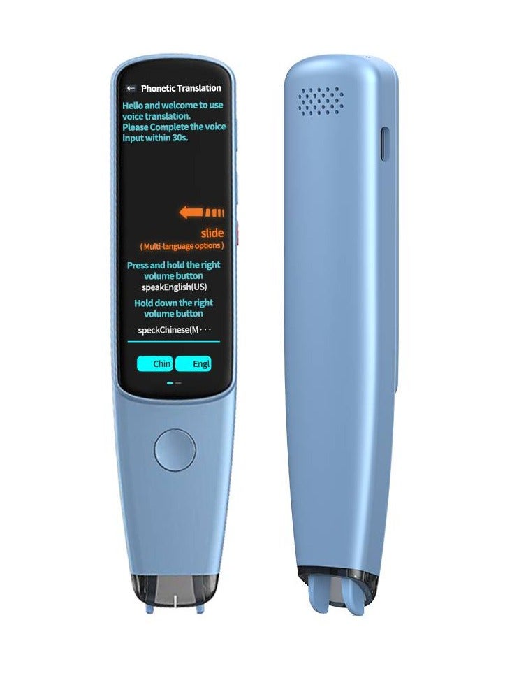 Arabest Original Portable Pen Scanner 116 Languages Translation Pen Scanner Instant Text Scanning Reading Translator Device, Blue - Image 2